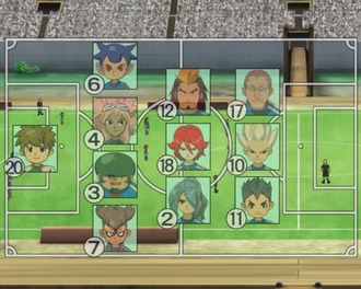 【イナイレ】アルゼンチン戦のフォーメーションいいよね
