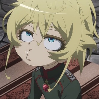 【幼女戦記】上官の前で思い切り不貞腐れる顔しても許される