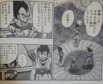 セル編以降のベジータって凄く悟飯のことが好きなオジサンみたいな距離感になってるよね