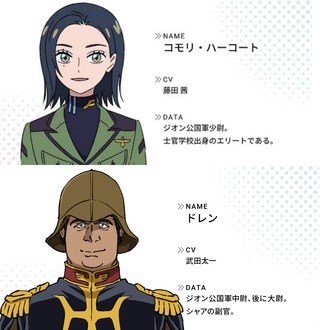 【ガンダム】この2人そんなに階級変わらないんだな