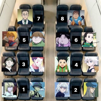 【ハンターハンター】逆に1番座りたくない席どこ？