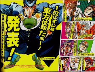 【ジョジョ】作者人気投票キャラベスト10