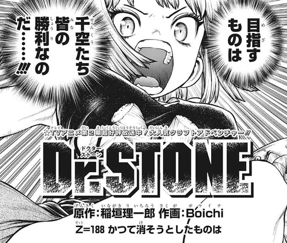 Dr Stone ドクターストーン 1話 感想 氷月と司 ついに