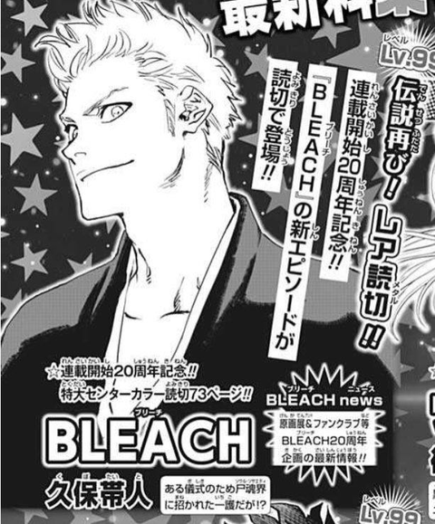 Bleach 周年読切に望むこと ねいろ速報さん