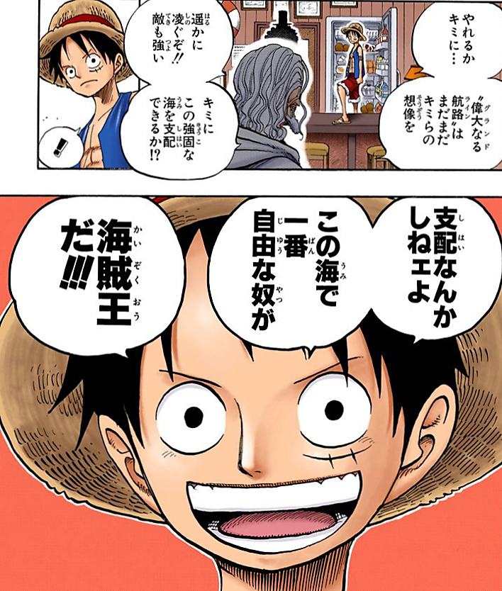 ルフィ この海で一番自由な奴が海賊王だ 出版社 Stop 海賊版 ルフィ ねいろ速報さん