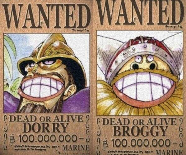 ワンピース ドリーとブロギーの懸賞金 安すぎる ねいろ速報さん