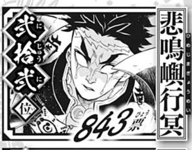 鬼滅の刃 岩柱22位っておかしくね ねいろ速報さん