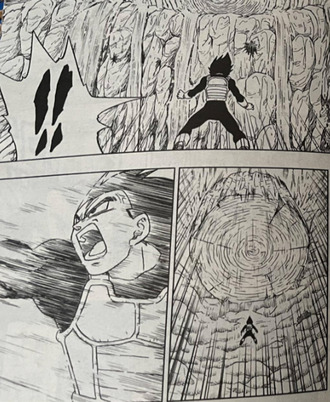 ドラゴンボール超 最新話のベジータ 丸太で修行する