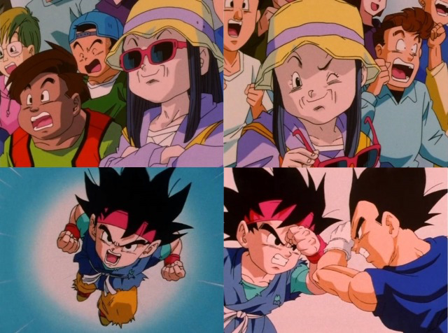 ドラゴンボールgt 最終話の悟空とベジータの子孫が闘う回