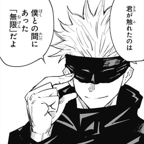 呪術廻戦 五条悟 君が触れたのは僕との間にあった無限だよ