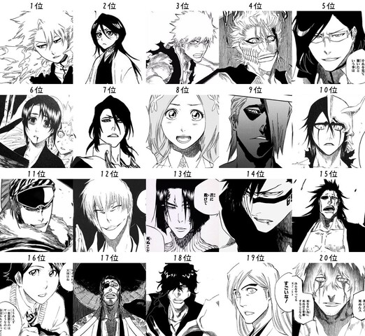 Bleach 人気投票 画像 ねいろ速報さん