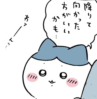 【ちいかわ】ハチワレ「エッ…」