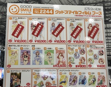 【五等分の花嫁】水着抱き枕カバー、一番最初に完売したのはあのキャラ fb39b48c s - 【五等分の花嫁】水着抱き枕カバー、一番最初に完売したのはあのキャラ
