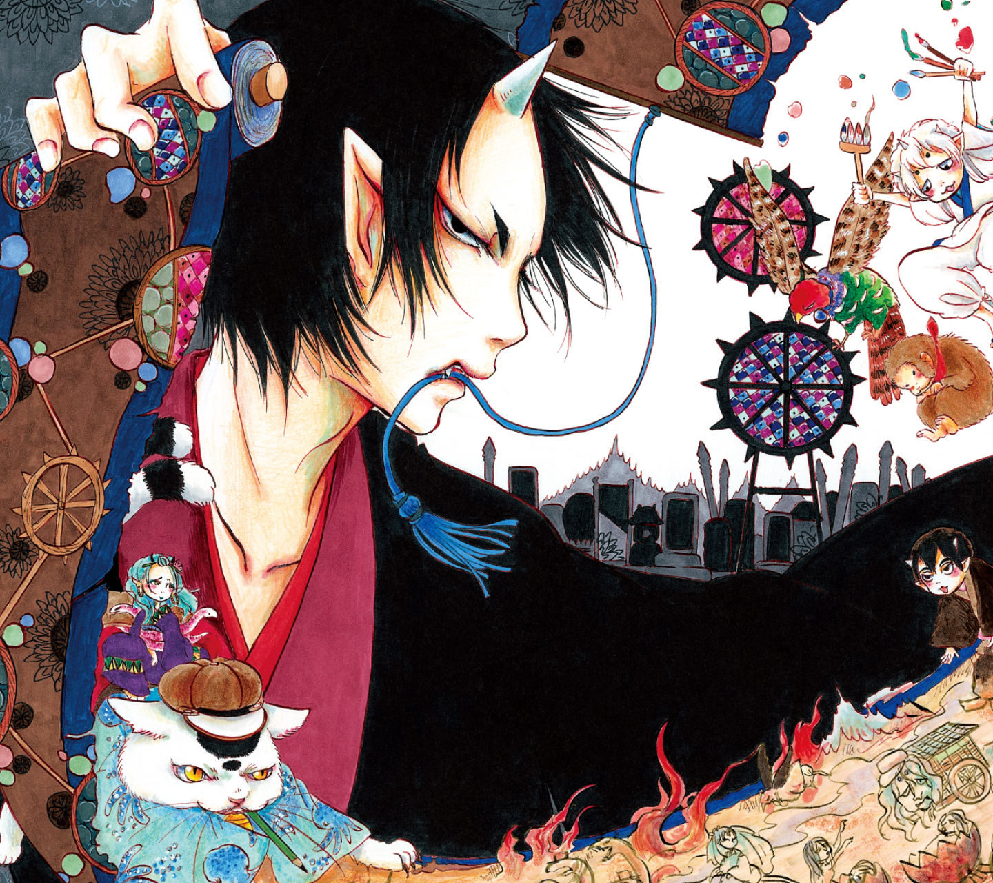 鬼灯の冷徹 Android壁紙 1440x1280 1 アニメ壁紙画像倉庫 Pc Iphone Androidスマホ壁紙