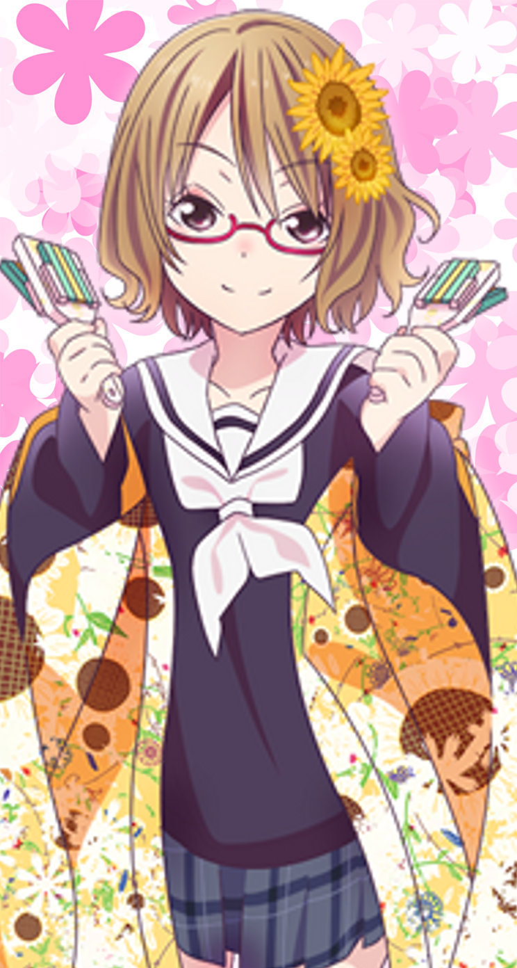 ハナヤマタ Iphone壁紙 10 常盤真智 Iphone5s 5c 5壁紙 744x1392