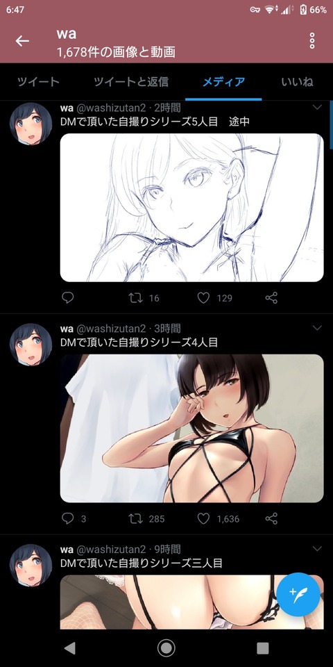 Twitter有名絵師さん 絵の勉強と称し女フォロワーに自撮りを要求してしまう 実況ちゃんねるズ