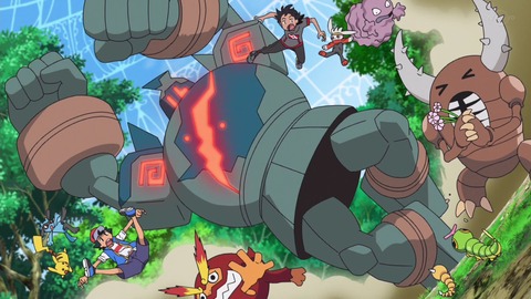 ポケットモンスター 23話 大パニック サクラギパーク 感想 色んな地方のポケモン同士の絡みが楽しすぎる 実況ちゃんねるズ