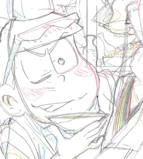 おそ松さん アニメディア３月号の 桃の節句イラスト チラ見せ 別冊ではクリアファイルが付いてくるぞ おそ松さん Osomatsusan アニじょし 女性向けまとめサイト