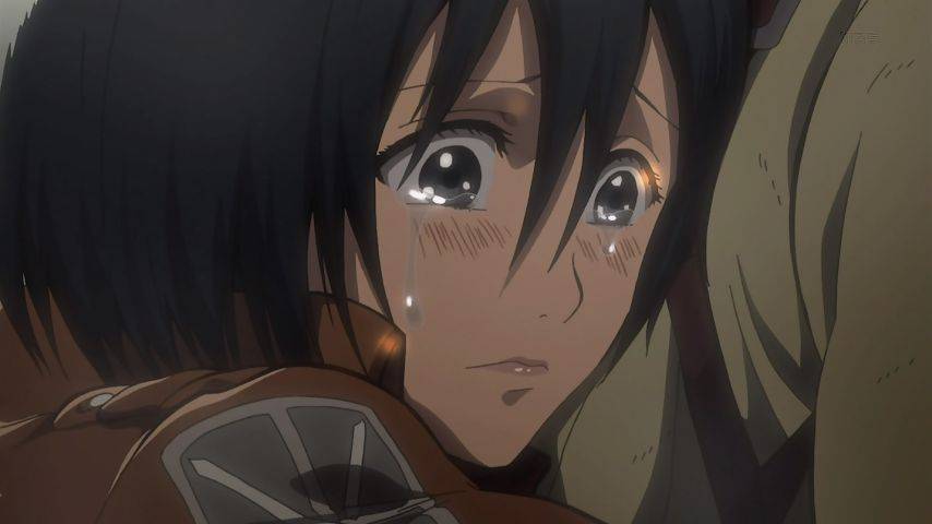 アニメ8話 ミカサの泣き顔と緊張感の演出が良かったね 進撃の巨人まとめ速報