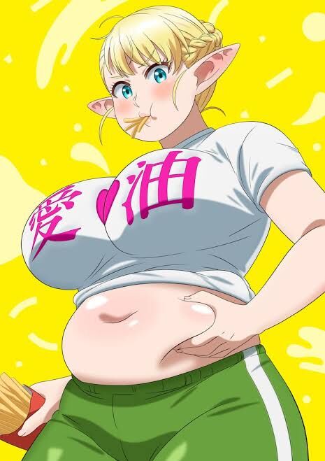 【朗報】エルフさんは痩せられないというデブ専アニメを真夏に放送する名采配