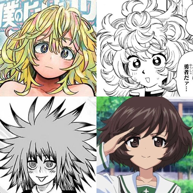 【キャラ】ボサボサ髪の女の子ってかわいいよね