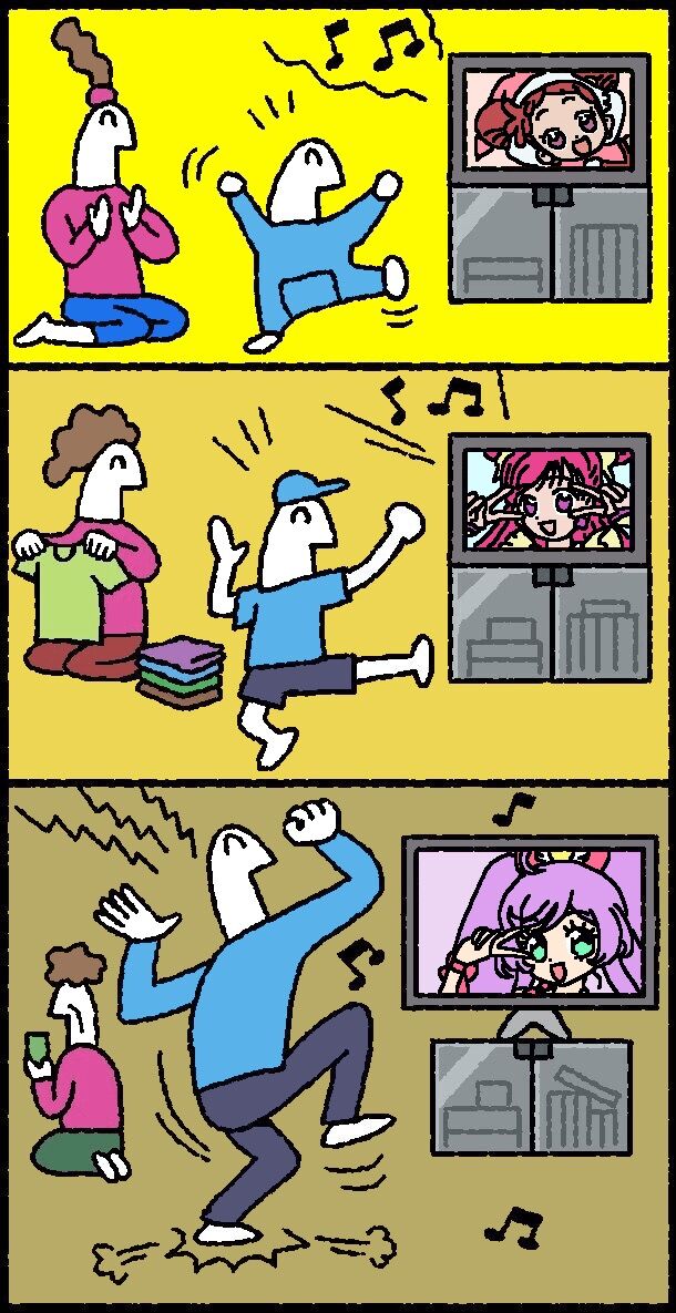 【画像】園児ワイ「おジャ魔女最高や！」 小学生ワイ「プリキュア最高や！」