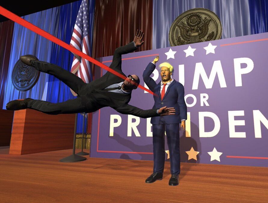 【ゲーム】Steamでトランプ大統領をSPになって狙撃から守るゲームが人気急上