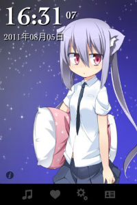 【アプリ】寝る前に2次元の彼女とイチャイチャできるiPhoneアプリ「寝かし彼女」