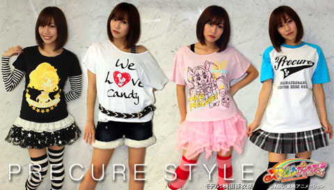 【グッズ】大人向け「スマイルプリキュア!」 Tシャツが登場 「WE LOVE キャンディ」「ピカピカピカリンジャンケンポン」など4種類