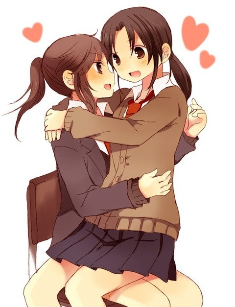 【百合画像】なんで女の子同士が抱き合ってる画像とかってあんなに興奮するの？