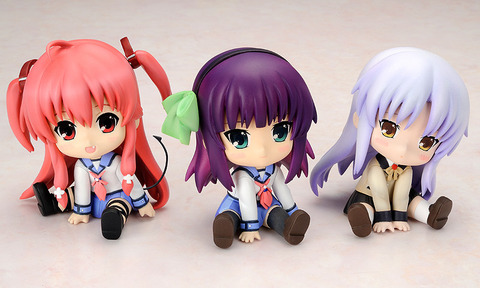 【フィギュア】『Angel Beats!』キャラが「ぺたん娘」に―　天使、ゆり、ユイ