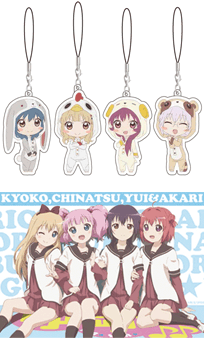 【ゆるゆり】きゃにめ夏祭り2012 「ゆるゆり♪♪」七森中セット詳細発表 生徒会ストラップ可愛いな!