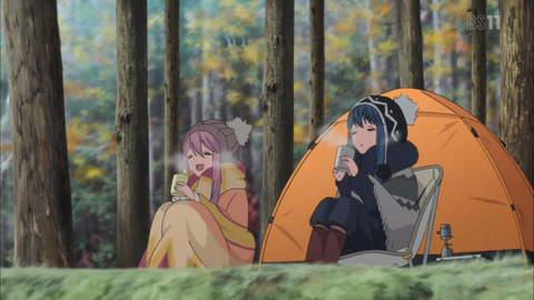 ゆるキャン 7話 微笑ましい二人の湖畔キャンプ アニメ感想 アニまとめ劇場
