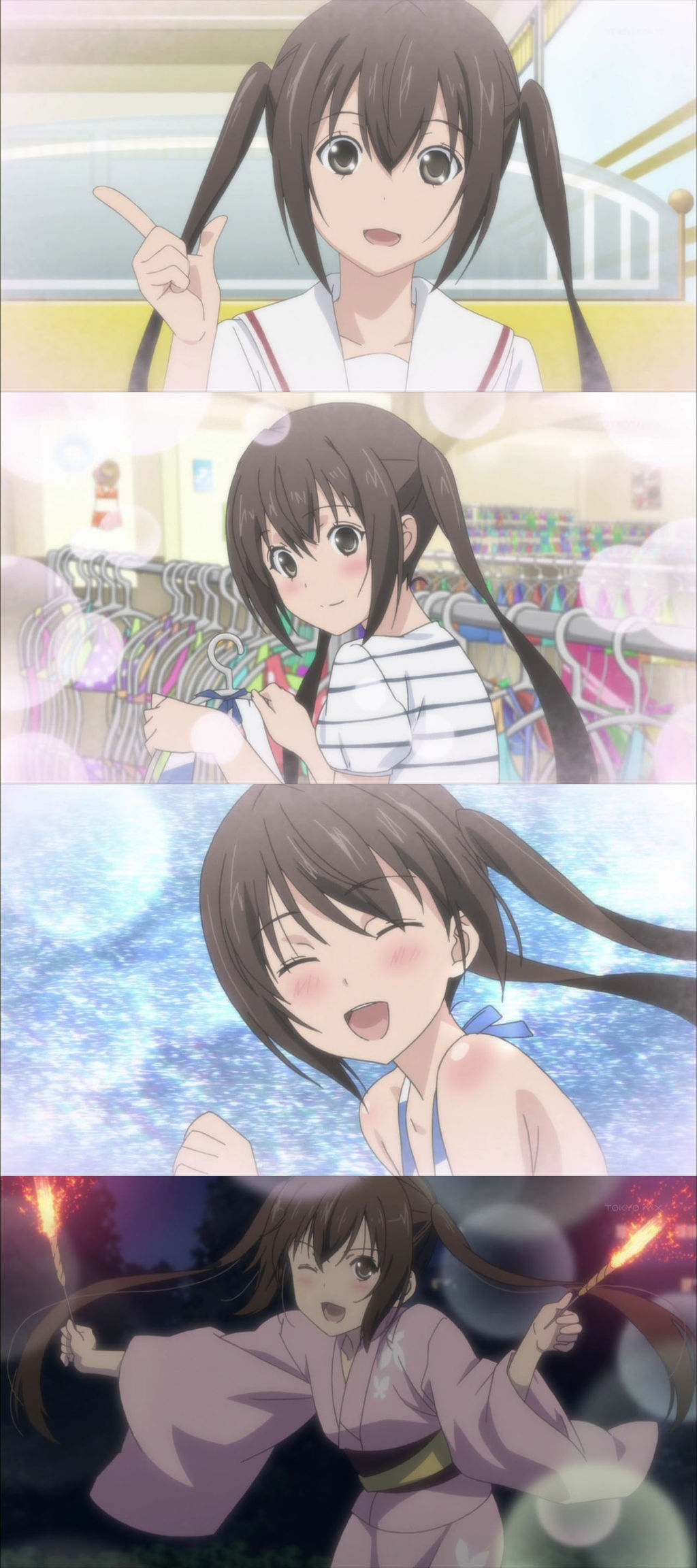 アニメ万国情報館 画像あり みなみけ ただいま 第5話 冷やし中華はじめますよ 感想