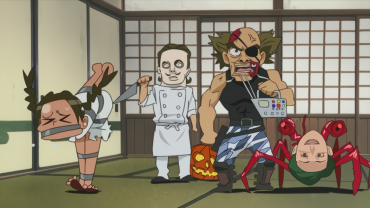 アベノ橋魔法 商店街 12話 アニメ拘束研究部 仮