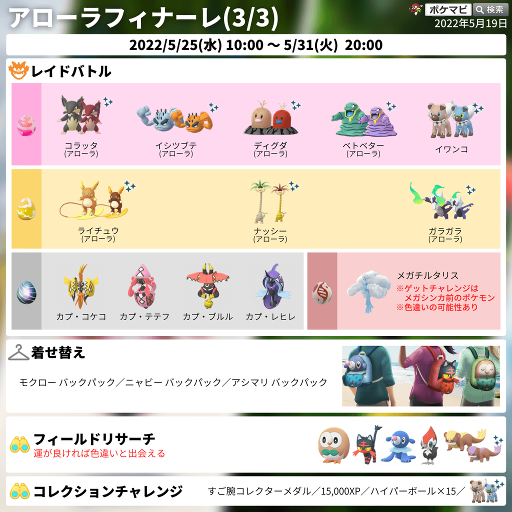 ポケモン アローラフィナーレ アニゲーnews
