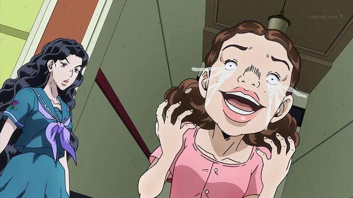 ジョジョの奇妙な冒険 ダイヤモンドは砕けない 第話 山岸由花子はシンデレラに憧れる キャプ付感想 アニメキャプチャ情報局