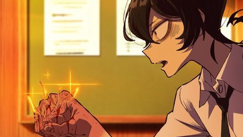 アニメ【SANDA】第3話：三田は「嘘で物が落ちる」能力を得るも、疑心暗鬼になり気絶。冬村は三田を思い嘘をつく。