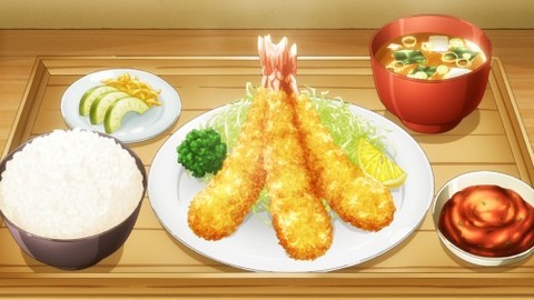 アニメ【追放者食堂へようこそ!】第4話:日替わり定食はエビフライだぁ...ところでねぇ、アトリエちゃんかわいすぎません?