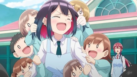 アニメ【ばっどがーる】第2話:銀河に飛ぶほどの『「犬と遊ぼう」動画』...一体どう調べて何を見たんだ...