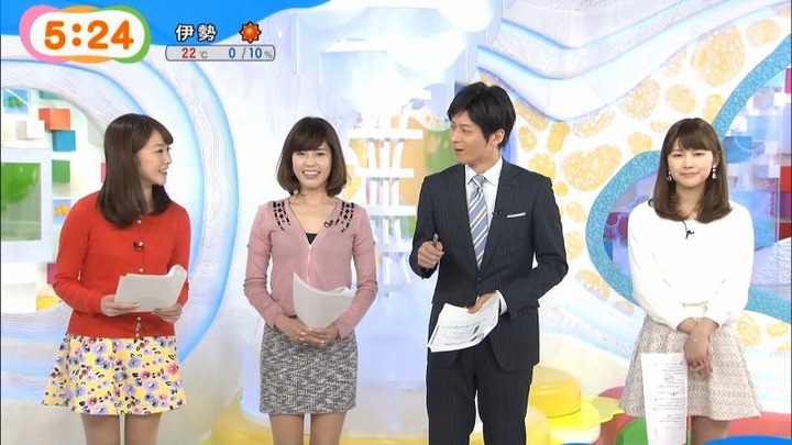 めざましテレビでミニスカの女子アナの太ももがエロい画像30枚 19