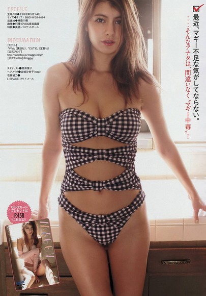 マギーの水着、下着姿が抜けるエロ画像50枚 49