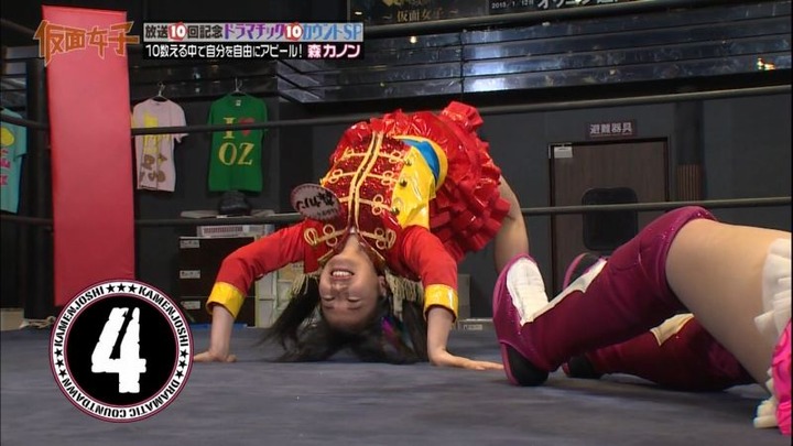 仮面女子がミニスカでプロレスしてるエロキャプ画像まとめ 9