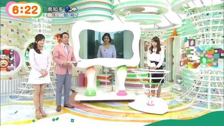 めざましテレビで女子アナがミニスカ&太ももを晒してるエロキャプ画像まとめ 7