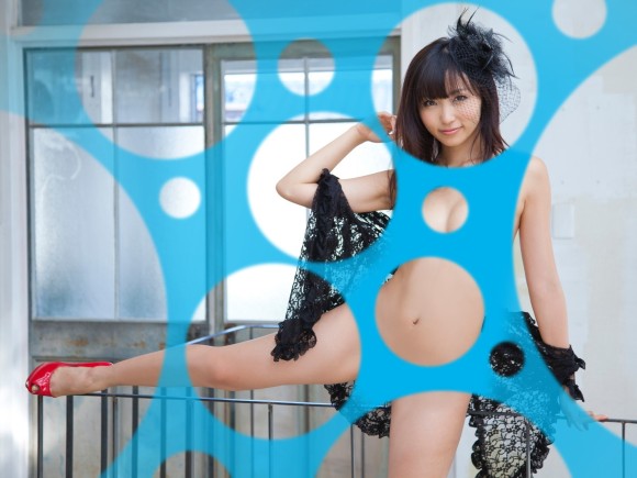 人気アイドルが全裸見える水玉コラのエロ画像まとめ 9