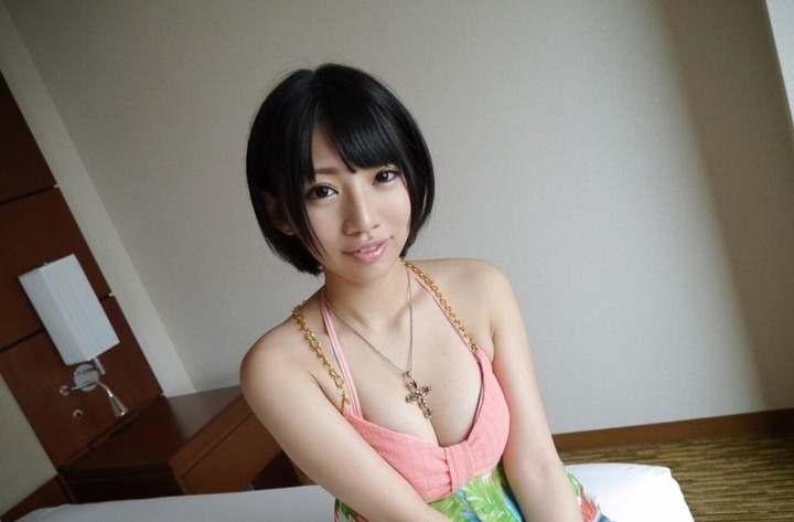 乙葉ななせ/山下優衣　ショートカットの可愛い女の子をラブホでハメドリしてるエロ画像80枚 23