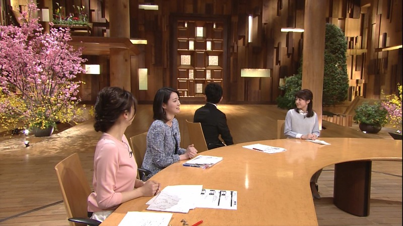 青山愛女子アナの着衣おっぱい　報道ステーション 22