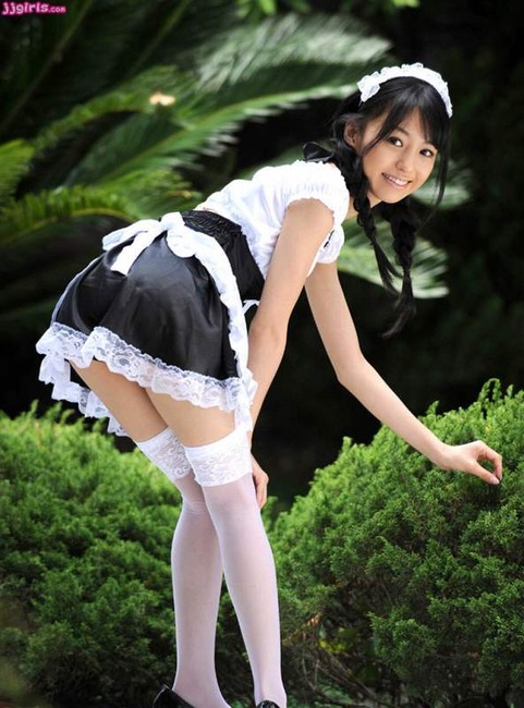 希志あいの　元グラビアアイドルのAV女優がメイドコスプレで脱いでるエロ画像70枚 12