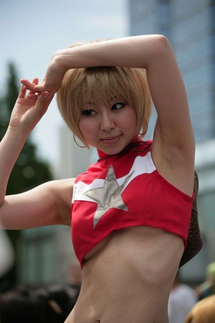 腋見せてる女の子をぺろんちょしたくなるフェチ画像 7