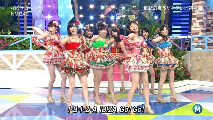 Mステに出演してるNMB48メンバーの衣装がエロい 21